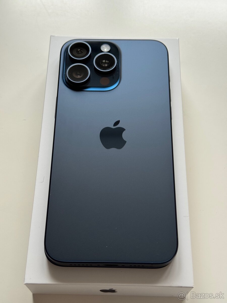 iPhone 15 Pro Max, Pacific Blue, 256GB - 6