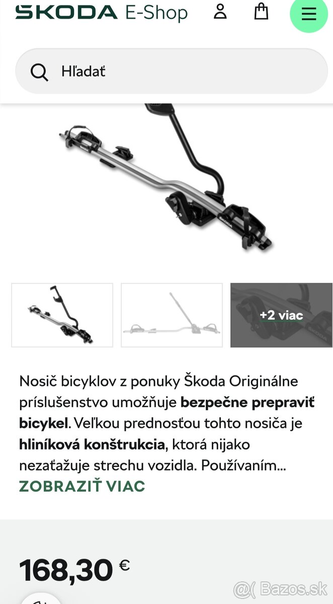 Nosic na bicykel Skoda - 6