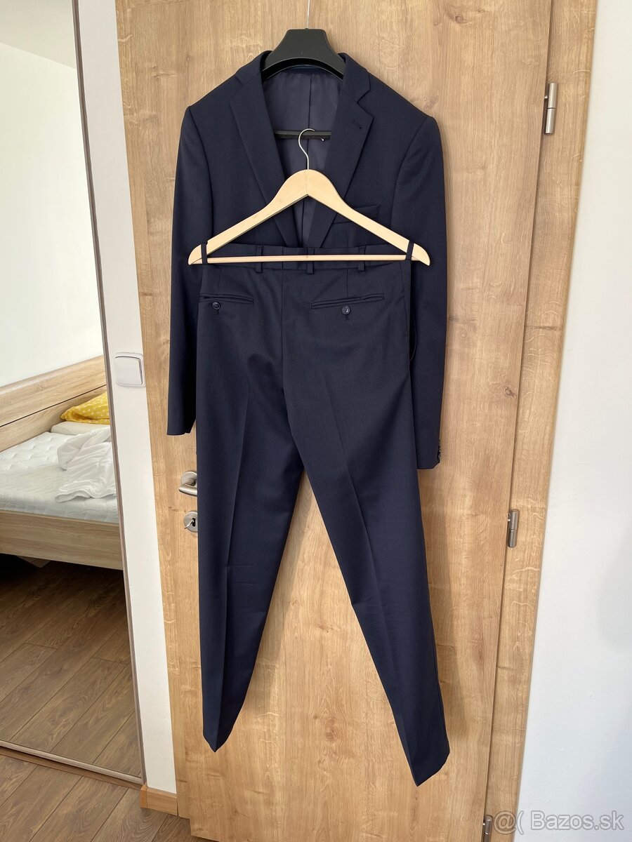 Pansky oblek tmavomodry - 6