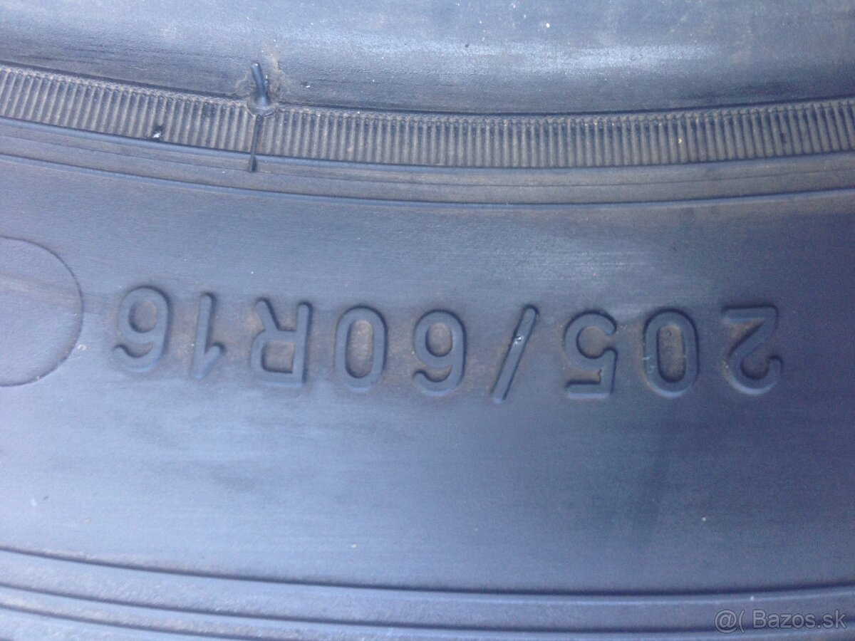 Predám letné Pneu 205/60r16 5mm - 6