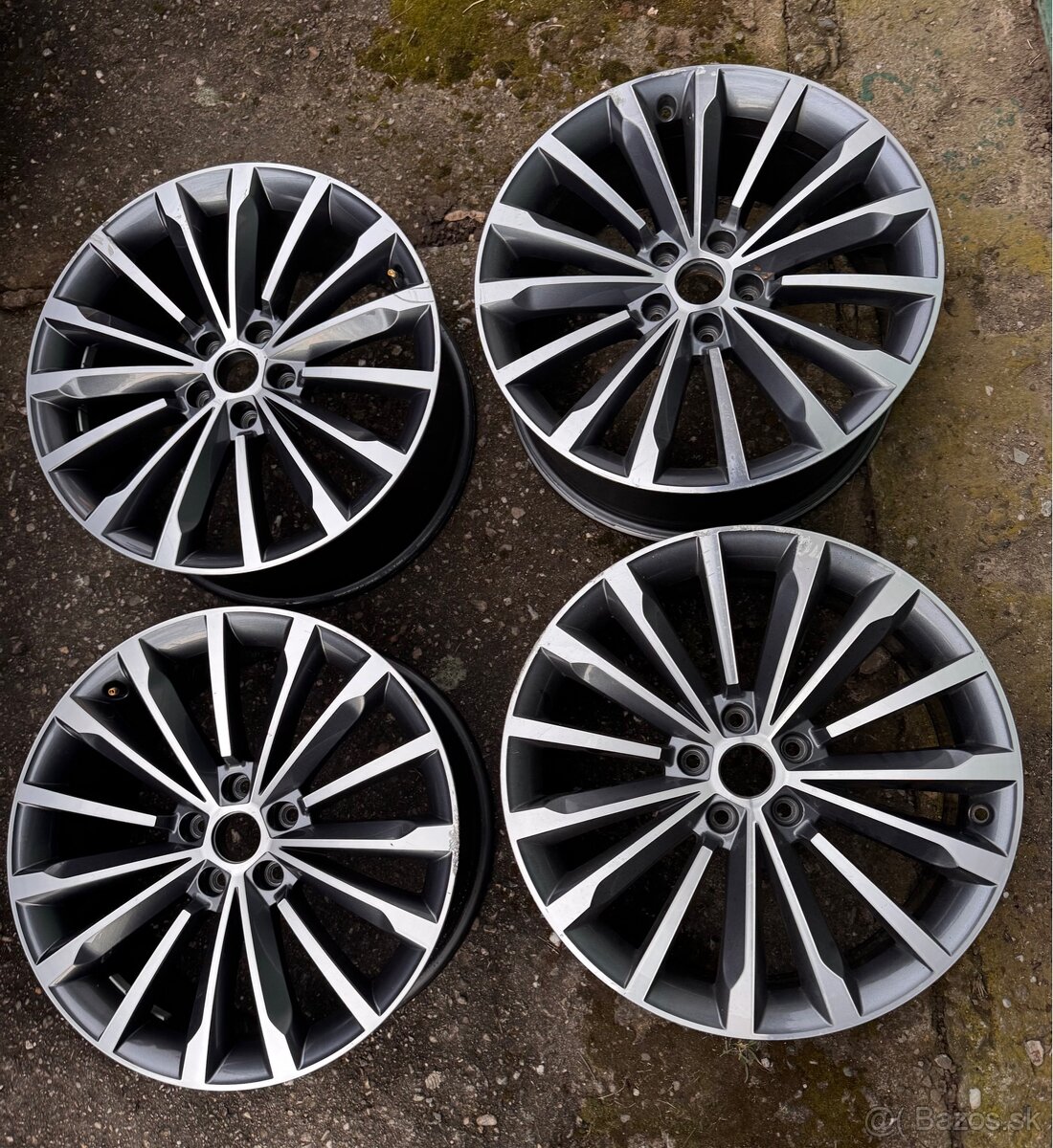 Predám Hliníkové disky TRINITY Škoda 5x112 r19 - 6