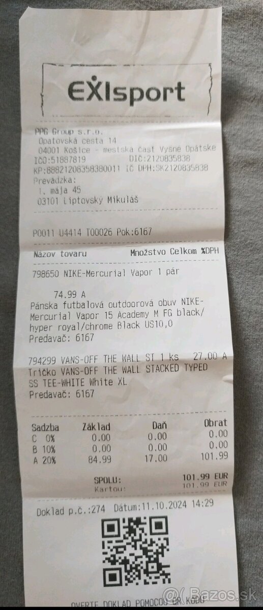 Kopačky Nike Mercurial 44/US10 - 6