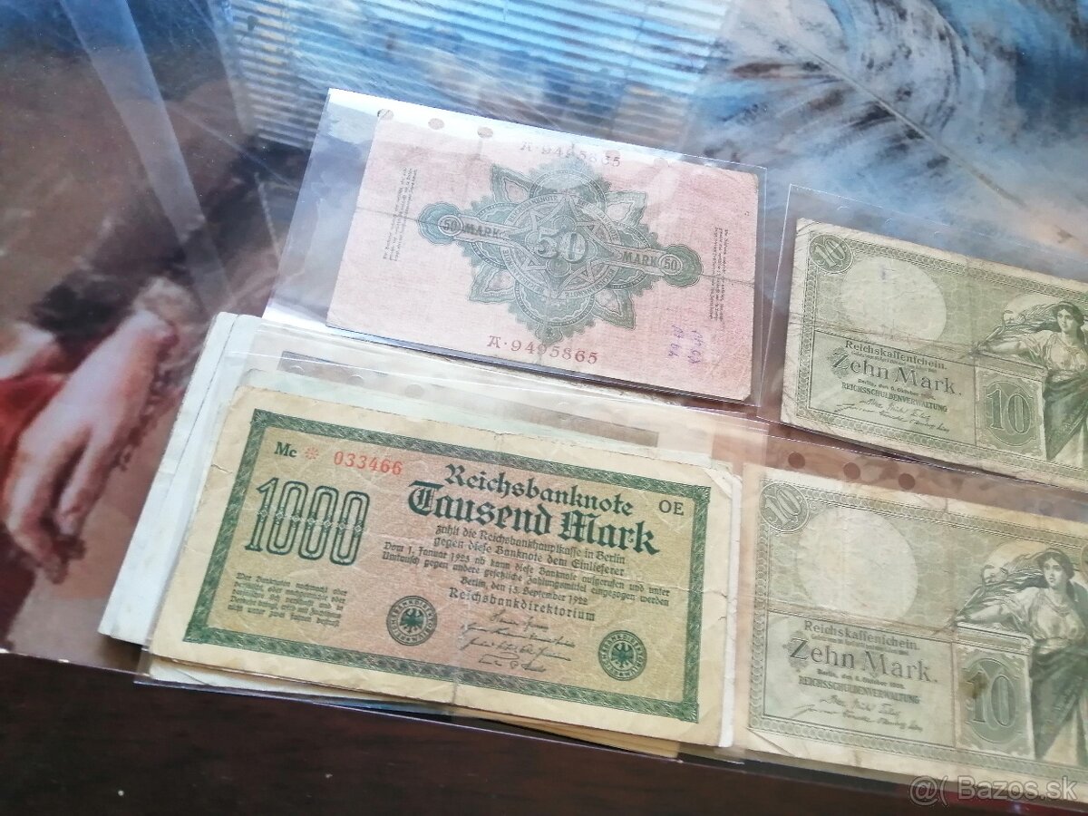 staré nemecké bankovky ( 20 ) - 6