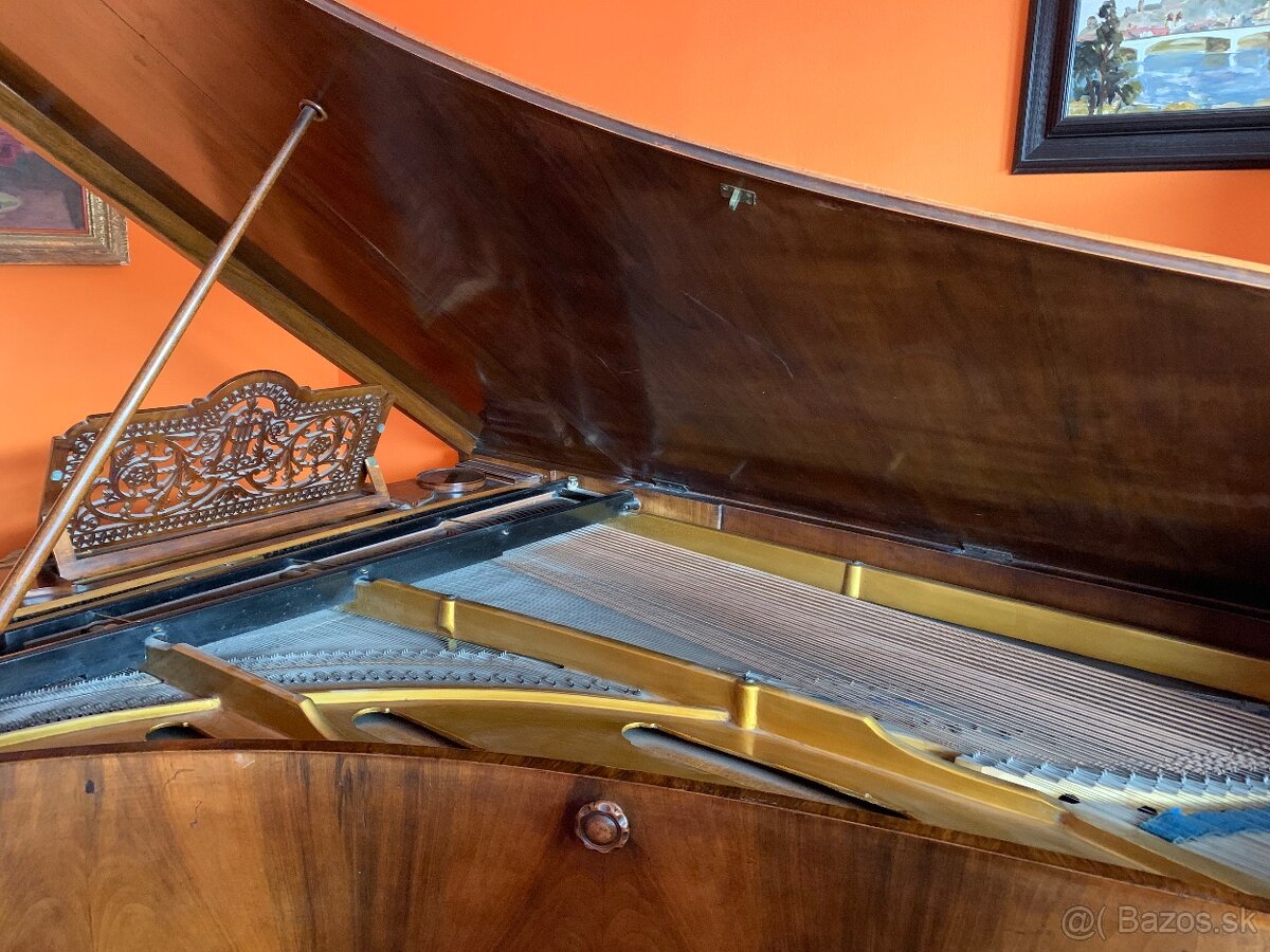 Predám starozitny klavír krídlo zn. Friedr Ehrbar - 6