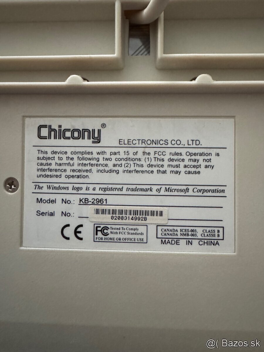 Chicony klávesnice KB-2961 (2 ks) + Delux K7005RF - 6