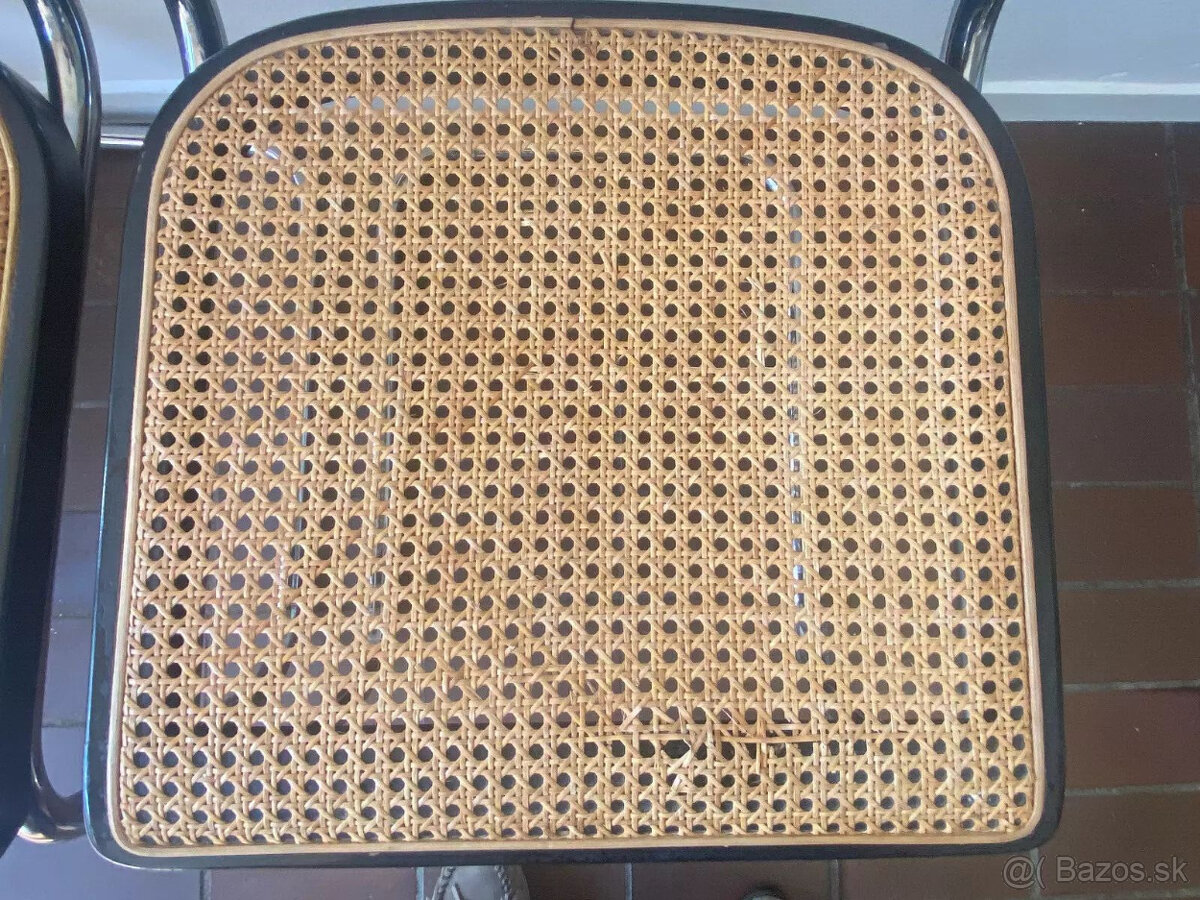 6 x Originálna konzolová stolička THONET S 32 V viedenský pr - 6