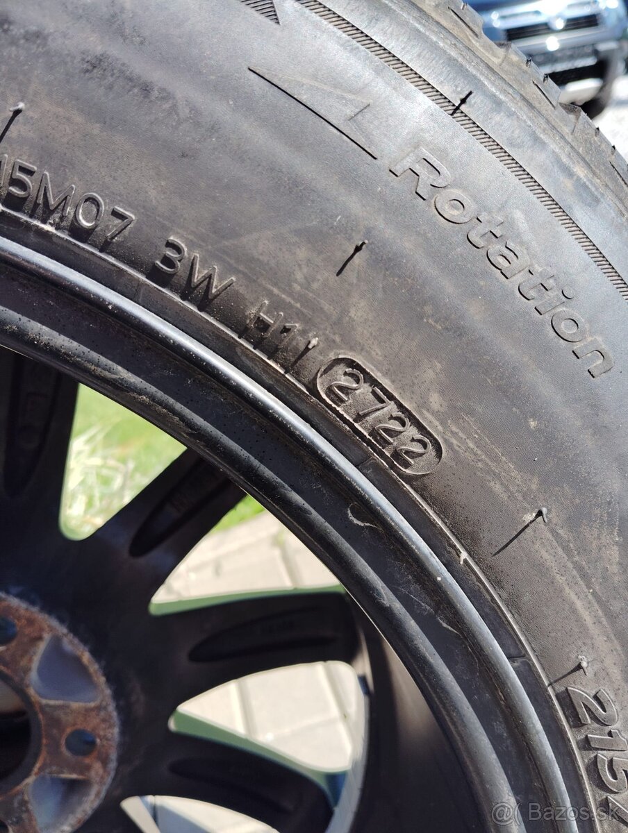 Zimná sada hliníkové disky 5x114,3 + pneumatiky 215/60R17 - 6