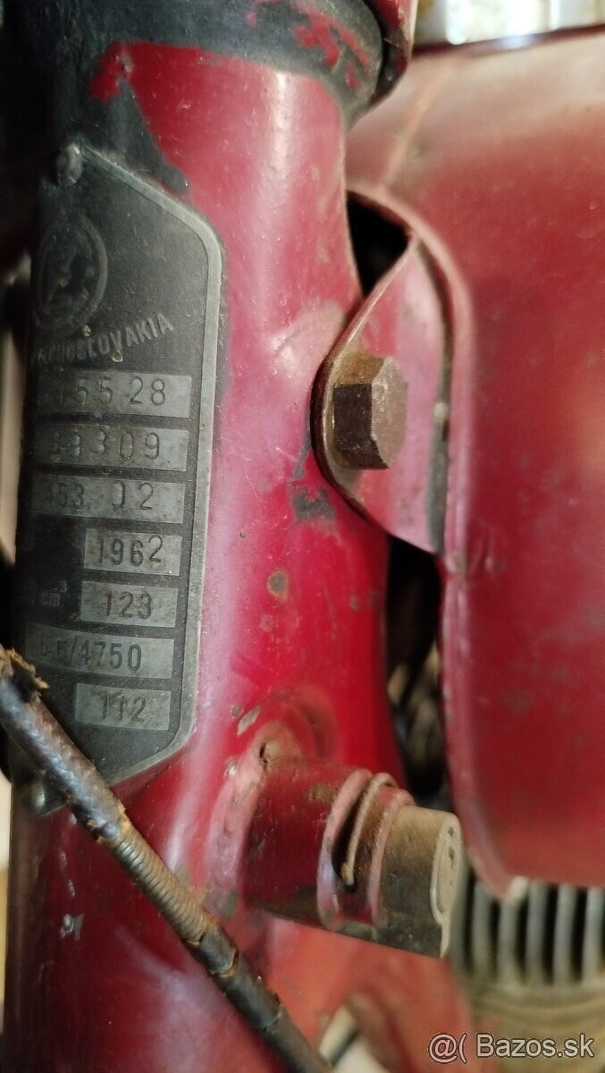 Predam ČZ125 1962 - 6