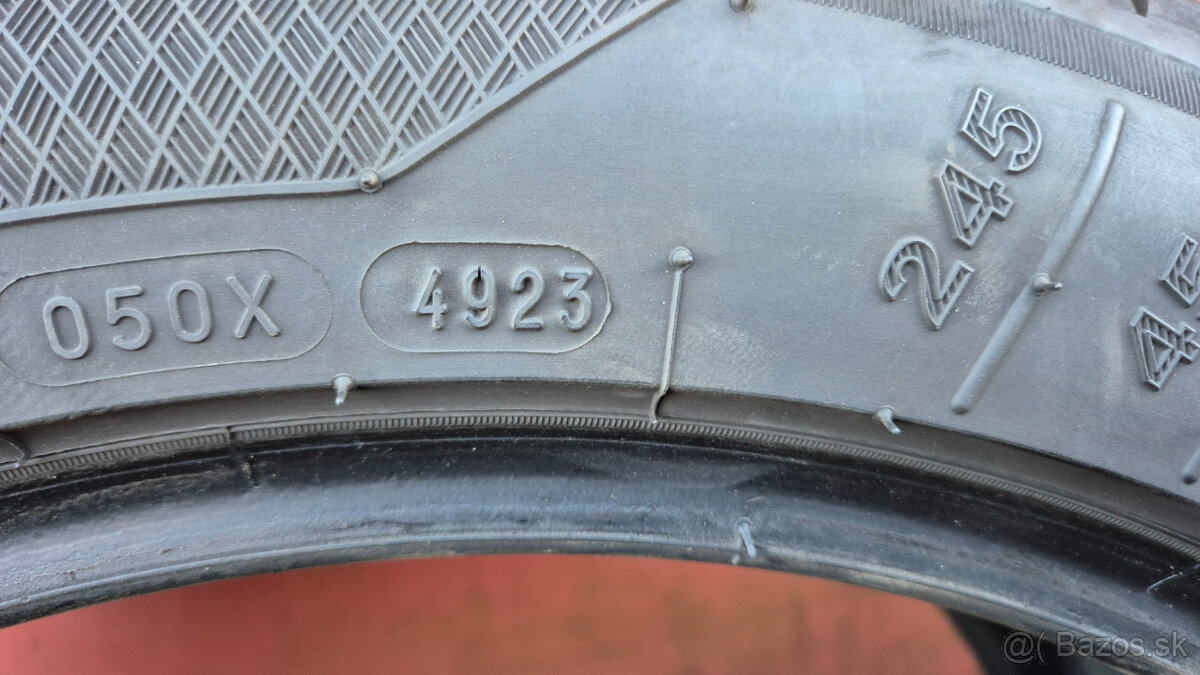 Predám letné pneumatiky 245/45 R18 – 4 ks - 6