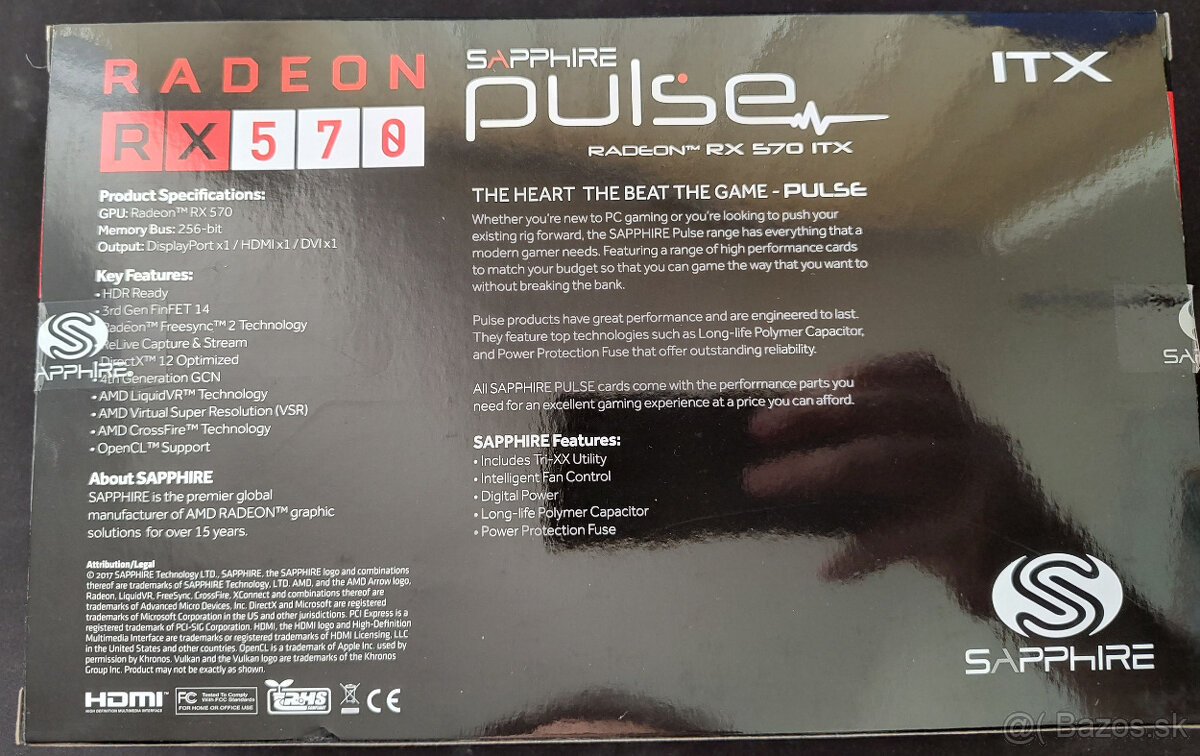 Sapphire Radeon RX570 4GB - 6