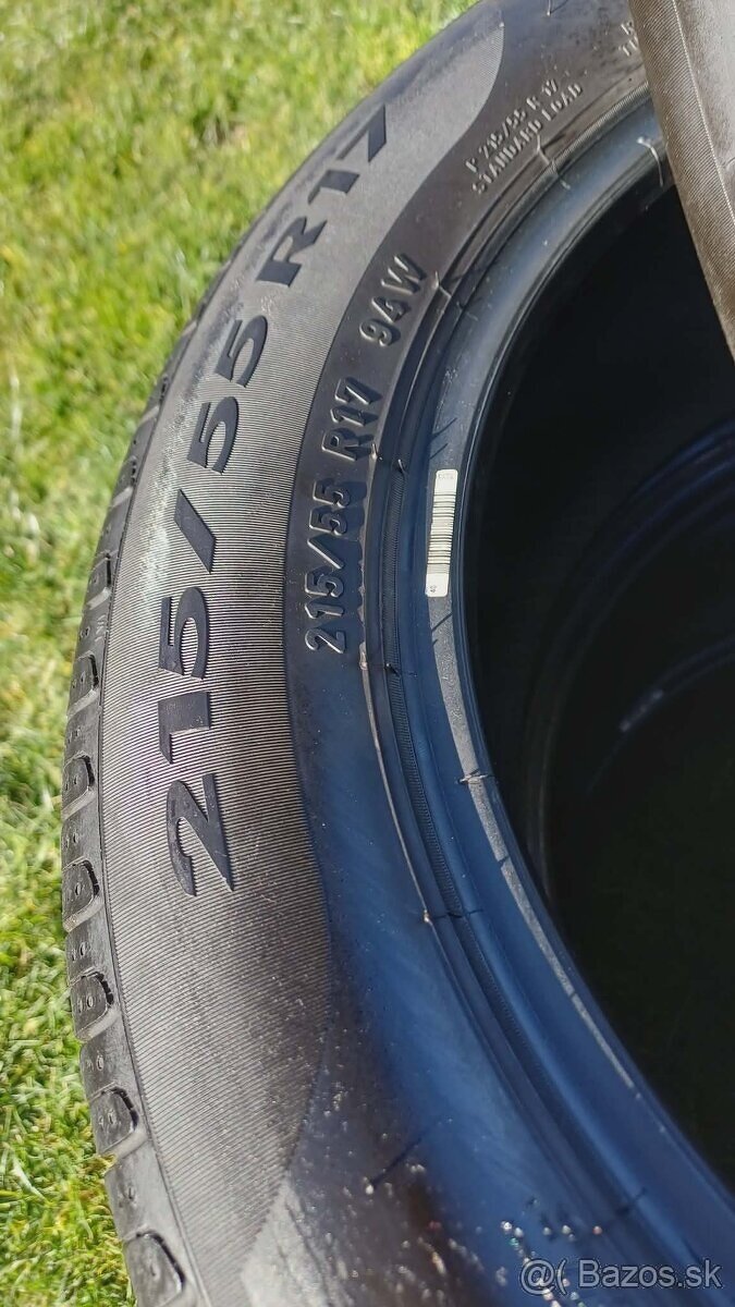215/55 r17 letné pneumatiky, Pirelli - 6