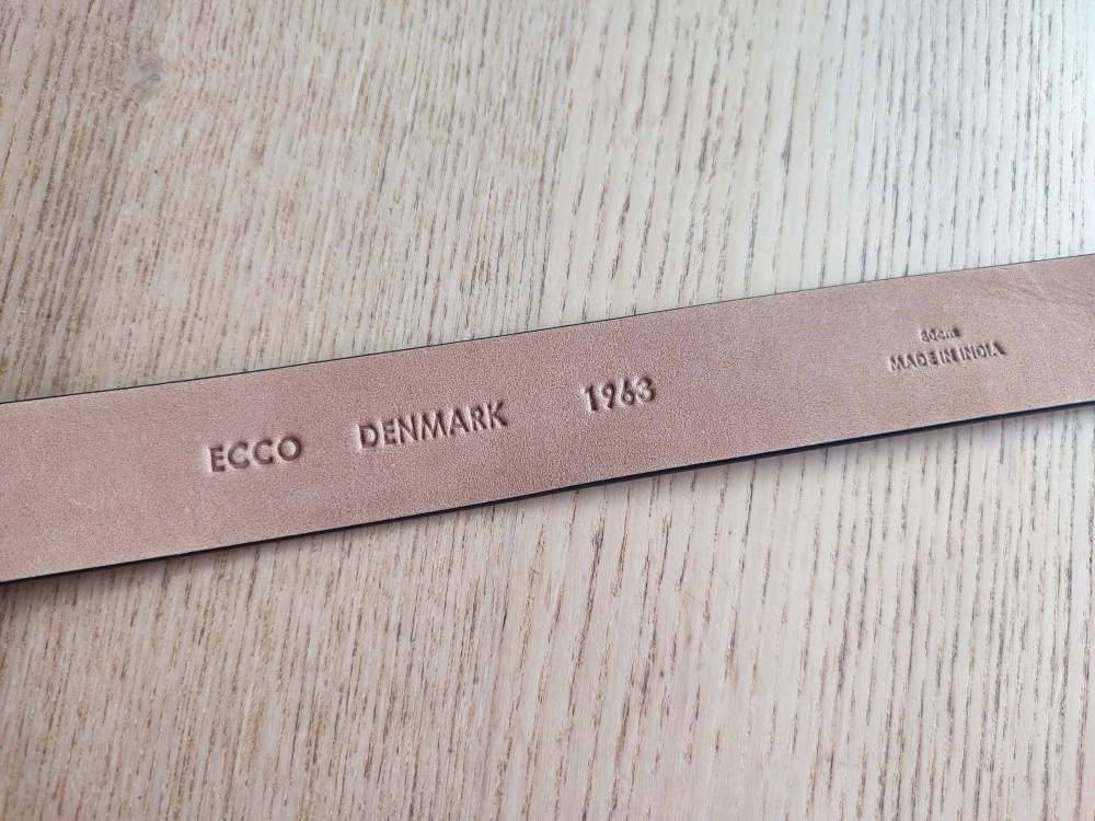 Kožený opasok ECCO 80 cm - 6