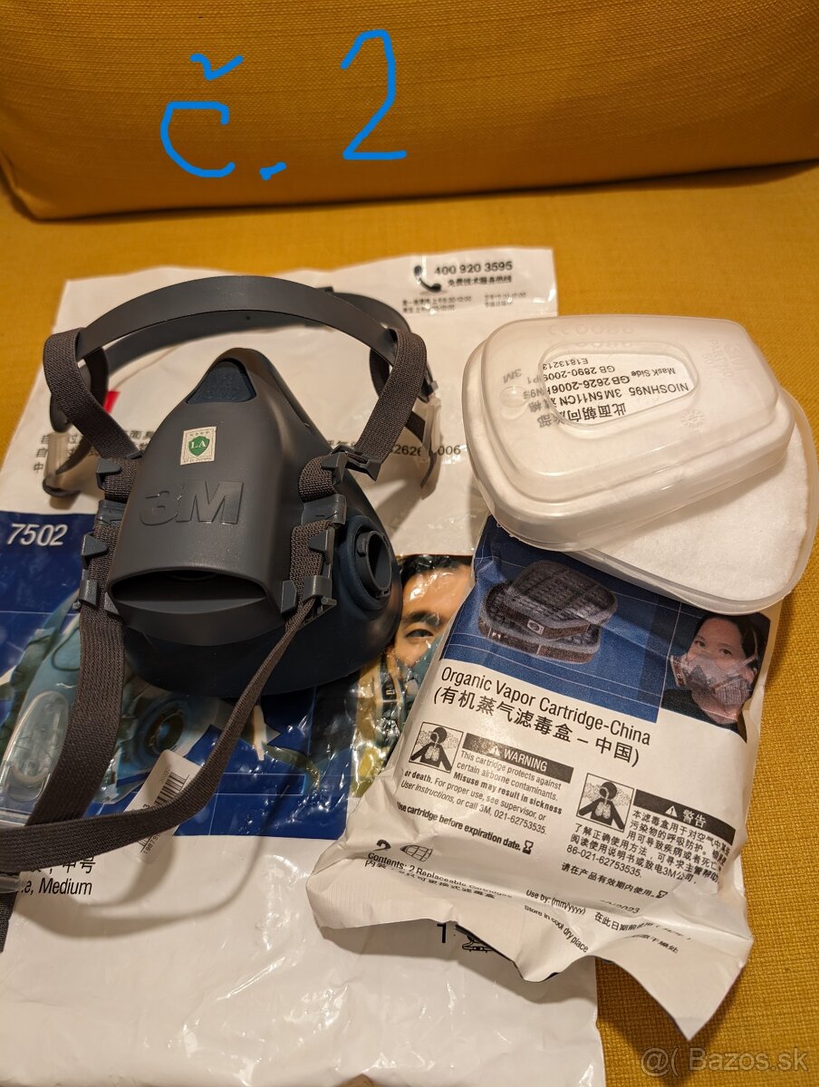 3M RESPIRATOR POLOMASKA , CELOTVAROVA MASKA - 6