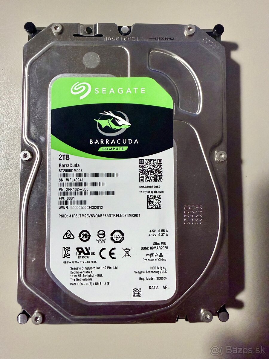 Predám pevne disky Seagate a Wester Digital - 6