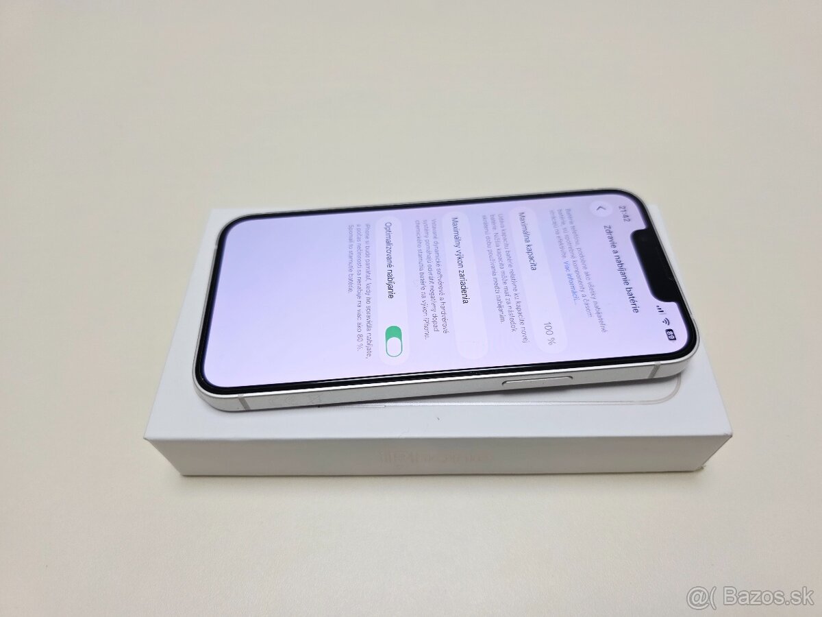 APPLEI IPHONE 13 mini 128gb STARLIGHT,BATERKA 100% - 6