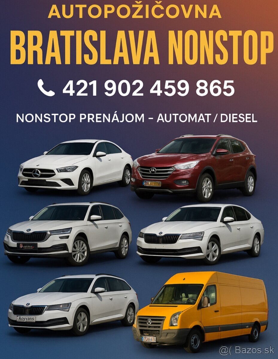 Prenajom Dodávka , autá , SUv - 6