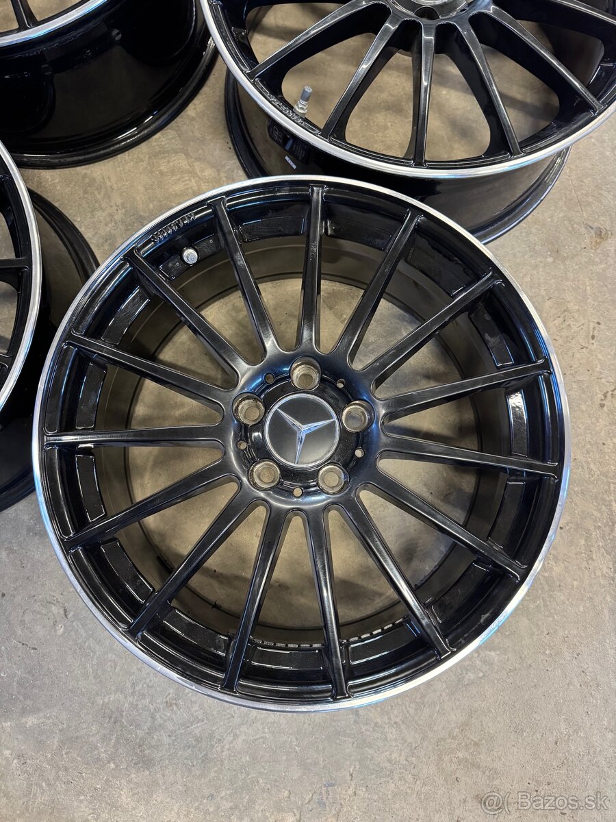 hliníkové disky mercedes r18, zimné dunlop 235/40 R18 - 6