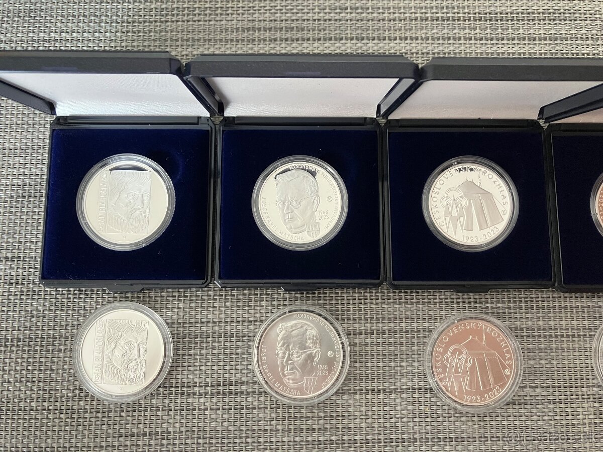 Strieborné pamätáme mince ČNB 2023 BK + PROOF - 6