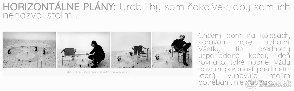 Unikátny eklektický dizajnový taliansky stôl - 6