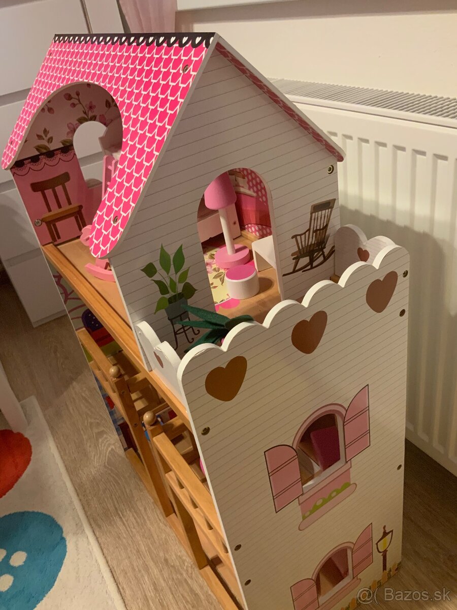 Drevený domček pre bábiky - 6