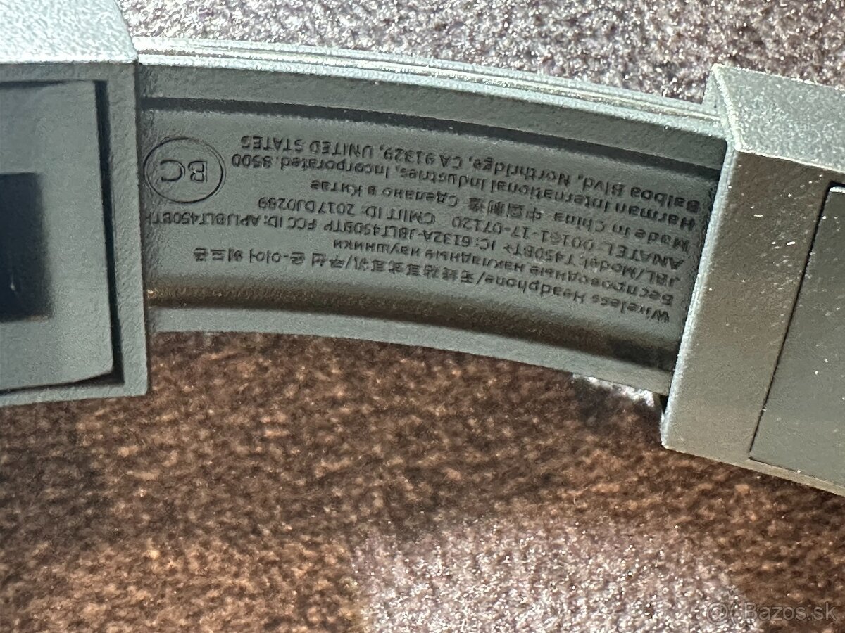 Bezdrôtové bluetooth slúchadlá originál JBL T450BT + kábel - 6