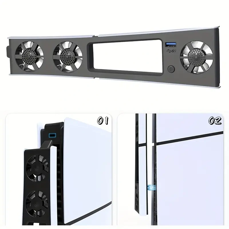 Ventilátor chladenia USB COOLER PS5 Slim - 6