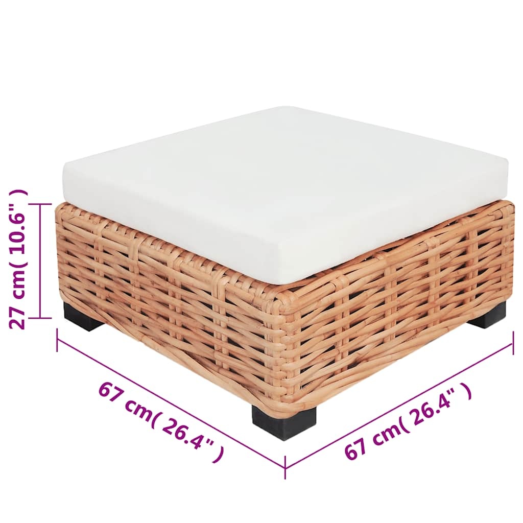 Sedacia súprava z prírodného ratanu - 6