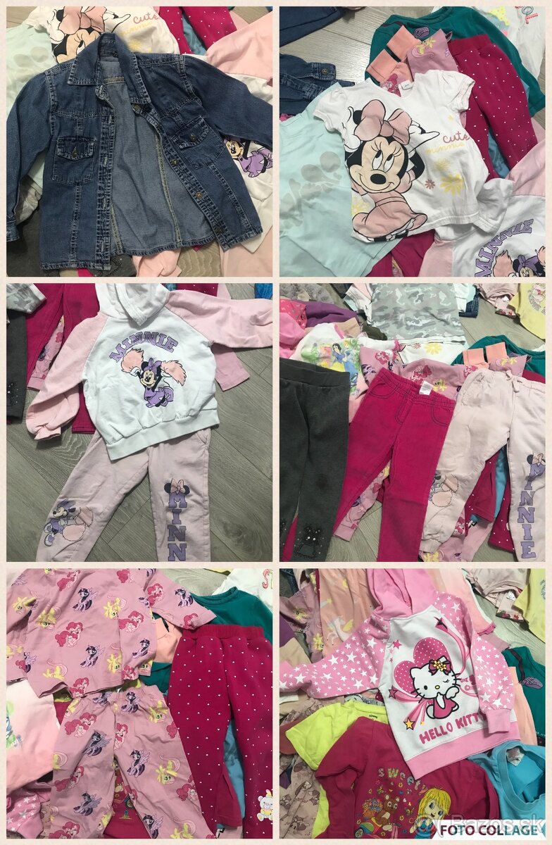 Mix oblečenia pre dievčatko 98-122. - 6