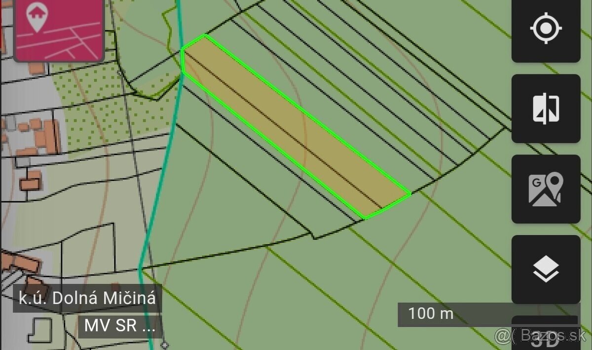 Predaj pozemku Dolná Mičiná - 6