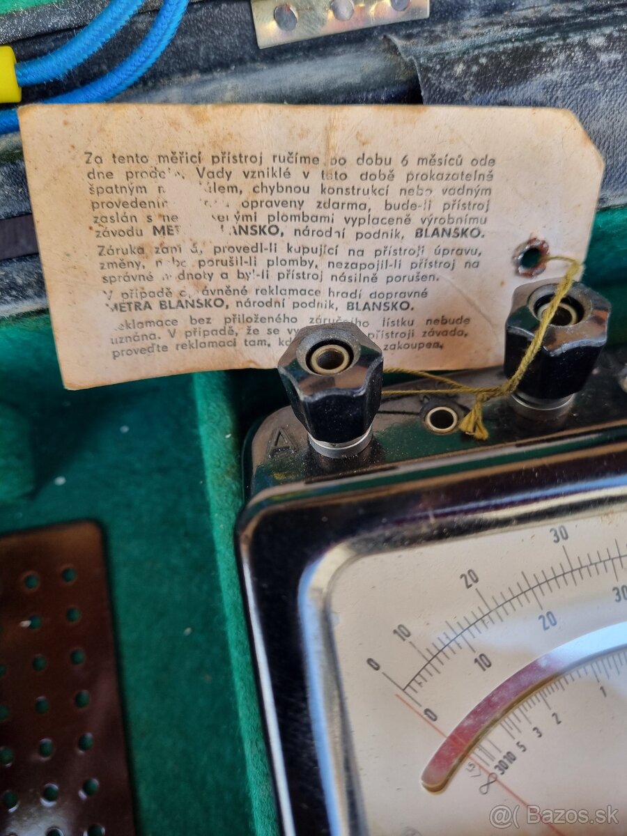 Analogovy multimeter DU 10 - 6