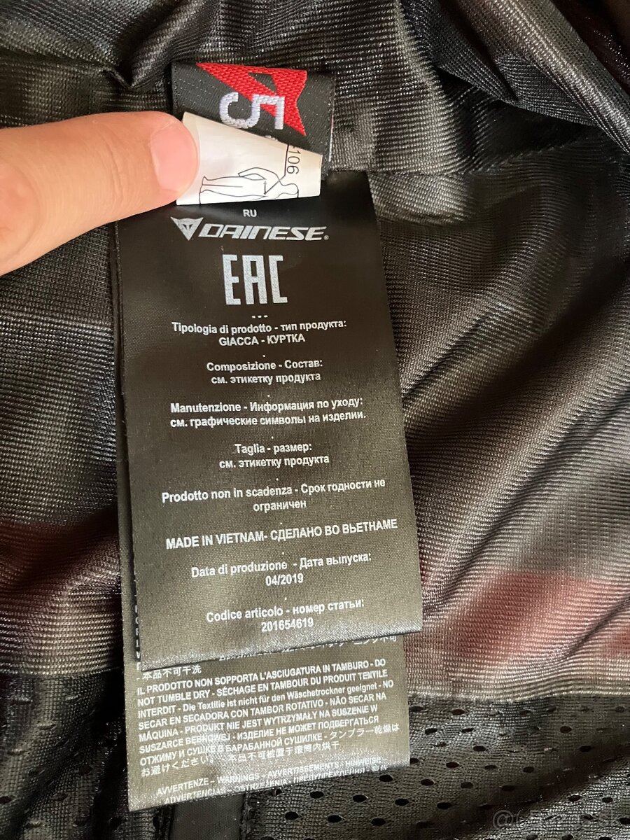 Dainese Saetta D-Dry White/Lava Red/Black + NOHAVICE ZADARMO - 6