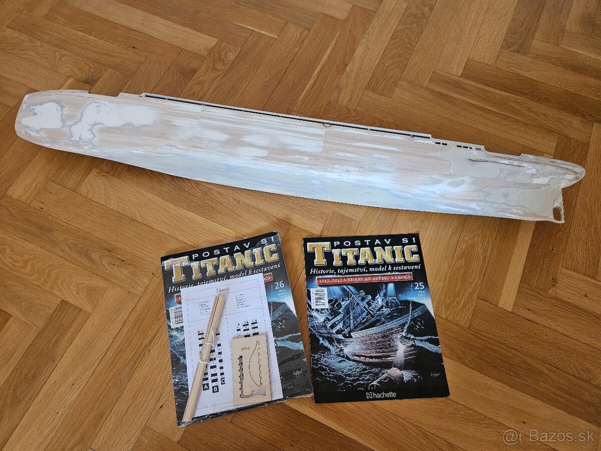 Titanic 1/250 hachette stavenica, 130 cisel, verzia 100rokov - 6