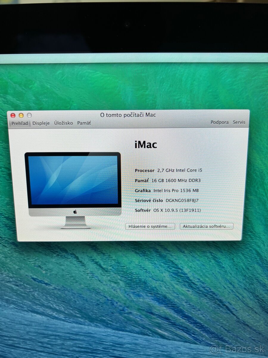 iMac 21,5” s 16 GB RAM a 1 TB HDD - 6
