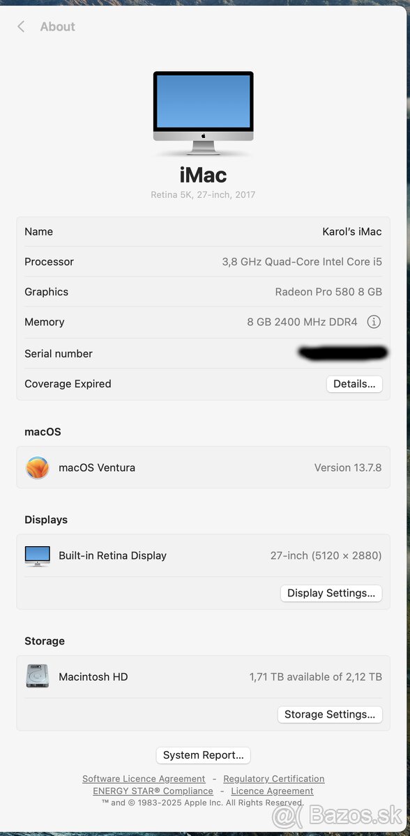 Apple iMac 27" 5K + klávesnica, myš, krabica - 6