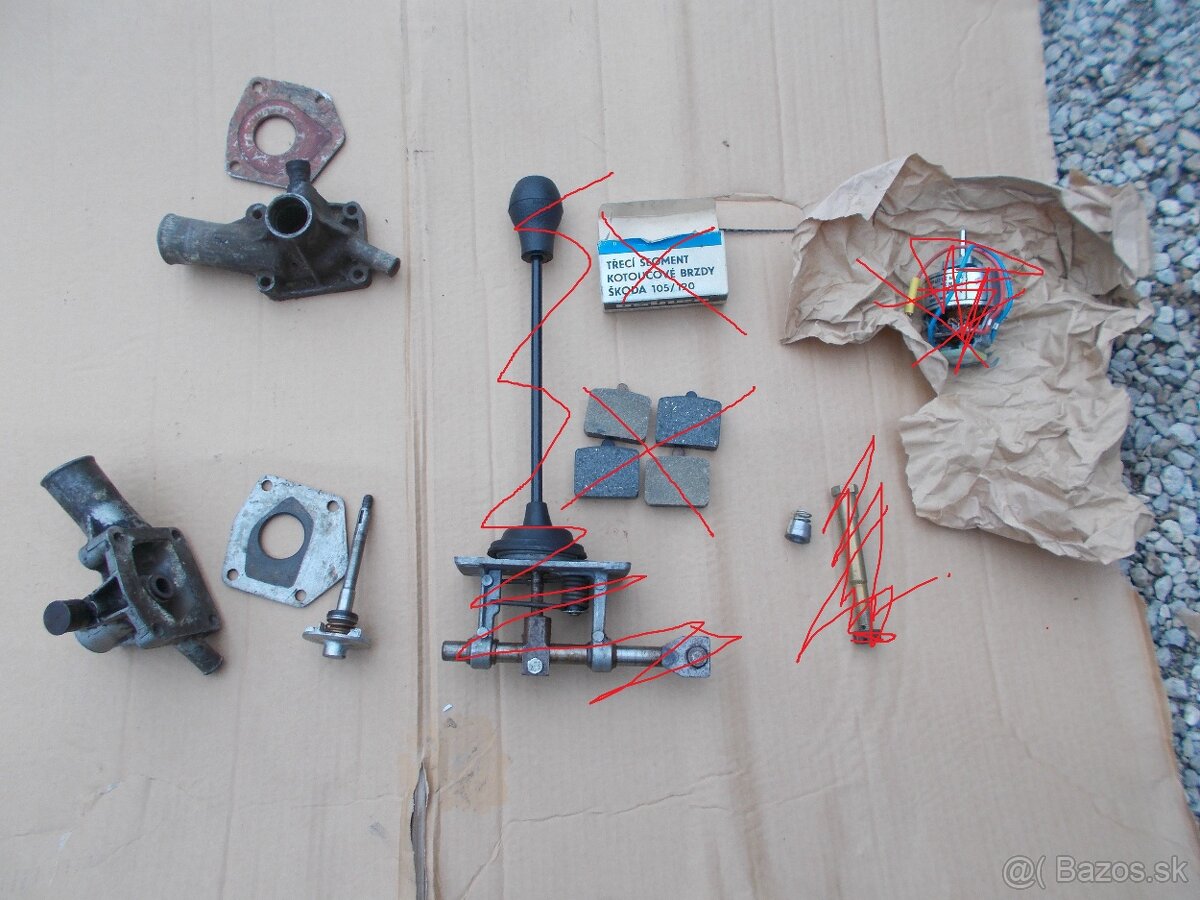 Predam pre skoda 105-120 manzety popolnik novy spinac starte - 6