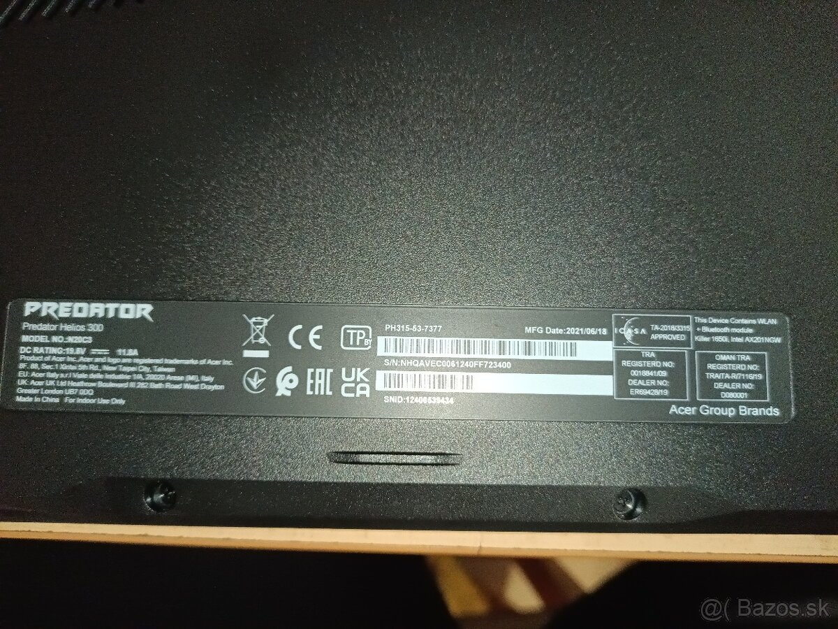 Acer predator helios 300 notebook - 6