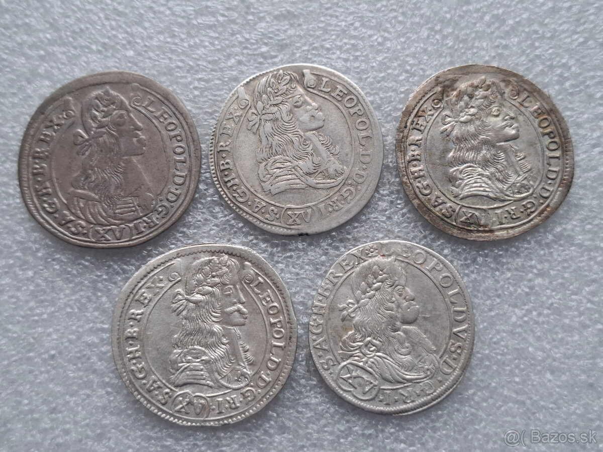 Mince Leopold I. Habsburgsky 1658 – 1705 - 6