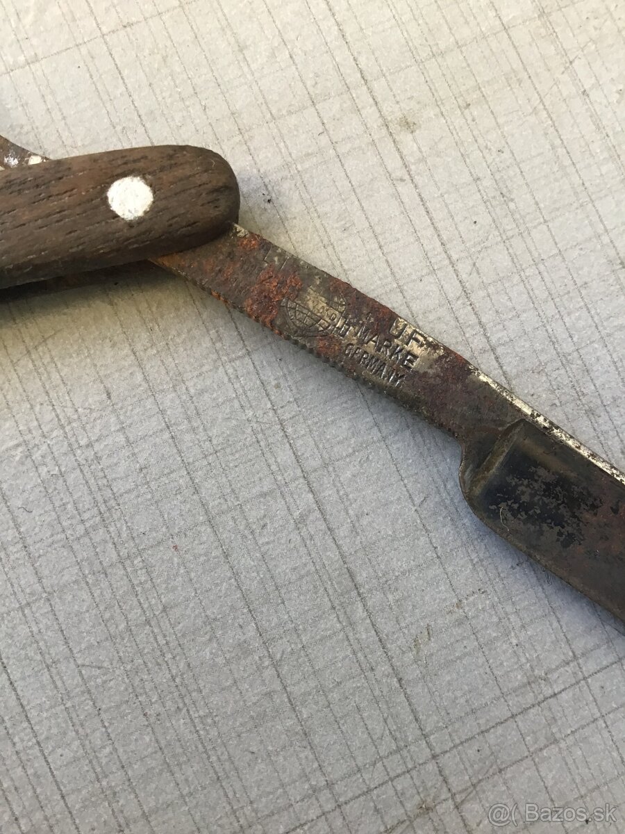 VELMI STARá BRITVA GERMANY - 6