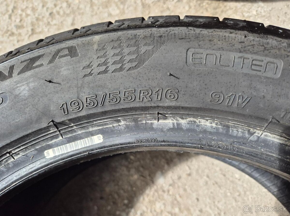 195/55 r16 letné 4 ks BRIDGESTONE DOT2024 - 6