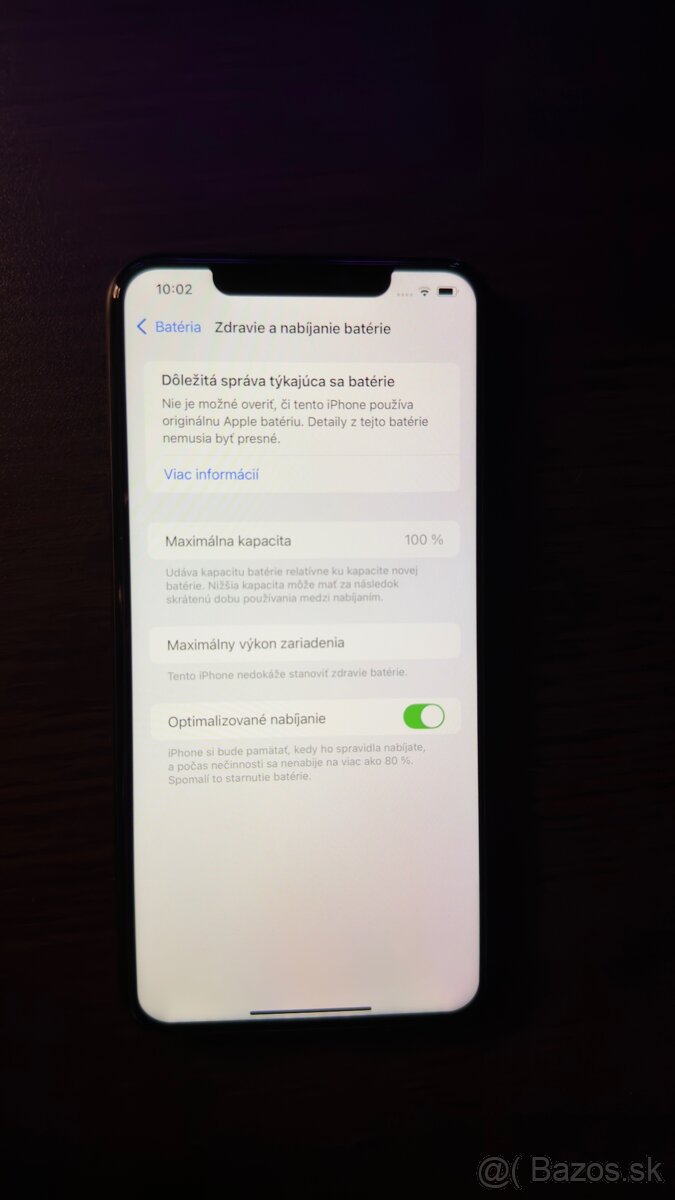 iPhone XS Max 256GB Space Gray 100% - 6
