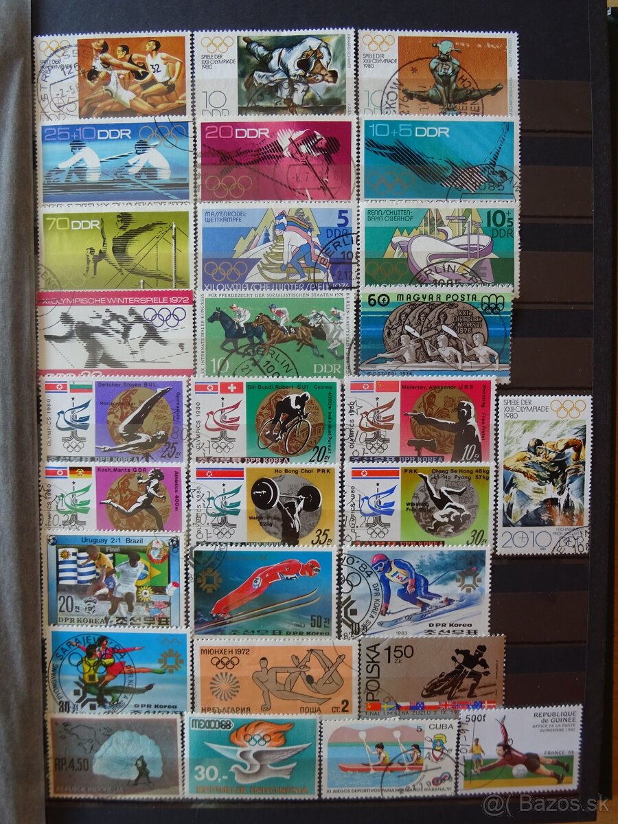 Pekná zbierka známok ŠPORT 2 - 6