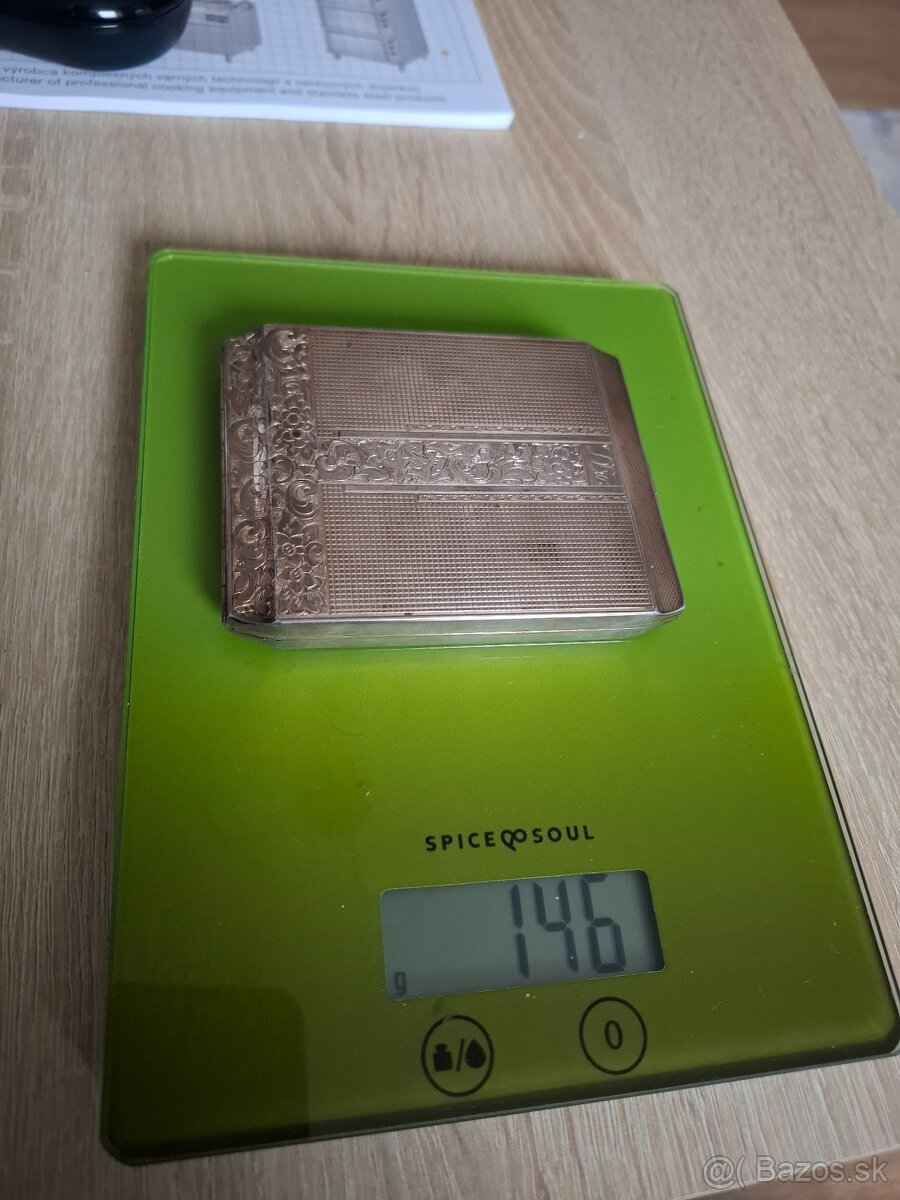 Predám striebornú tabatierku - 6