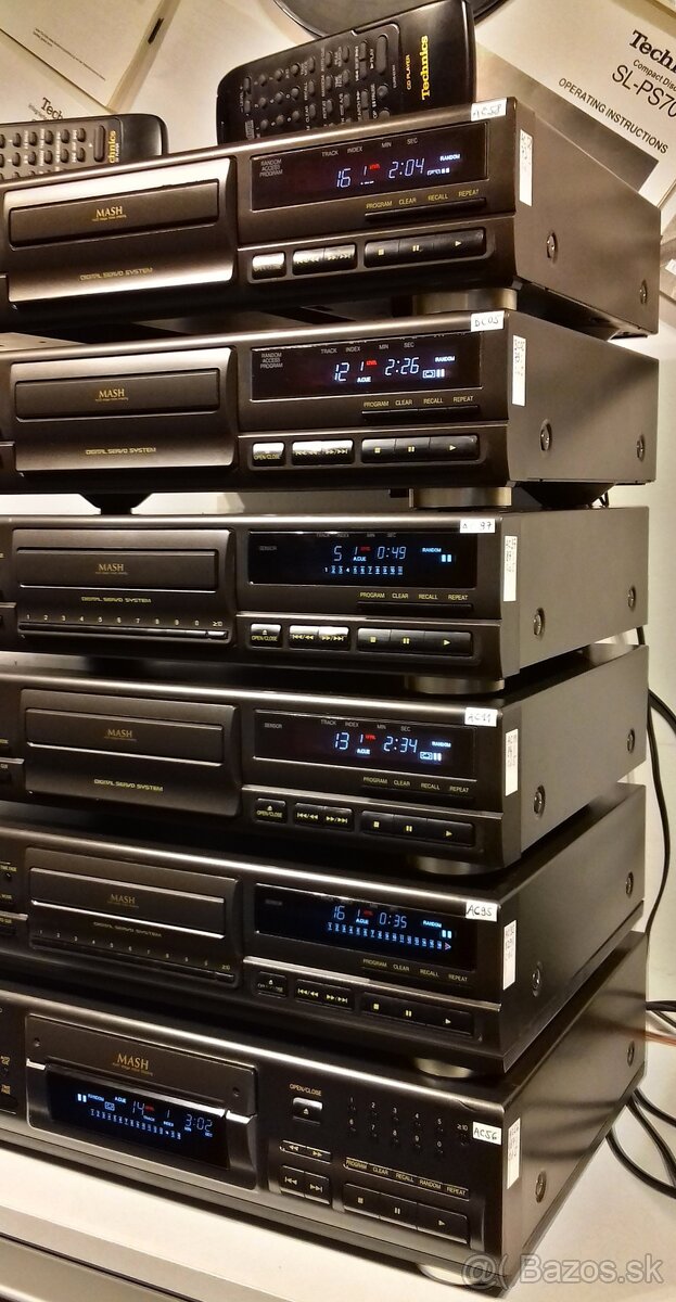 Seria CD prehravac TECHNICS MASH, moznost ovladat s DO = Cd5 - 6