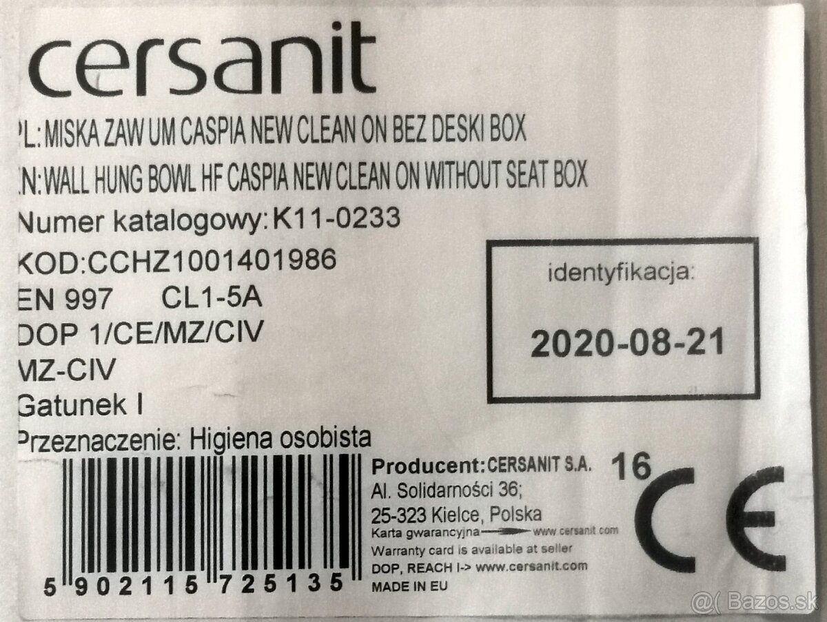 Predám závesnú WC misu so sedátkom - 6