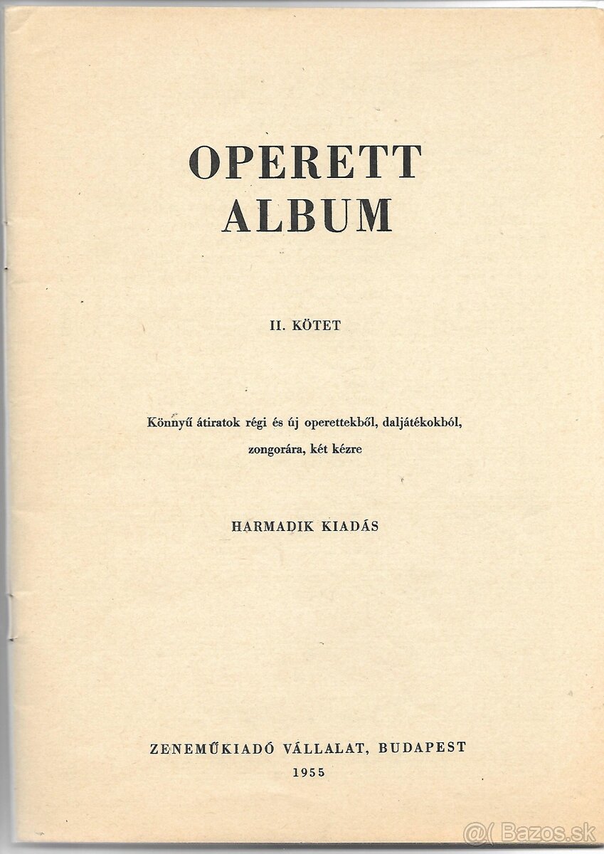 Operett album I. a II. - 6
