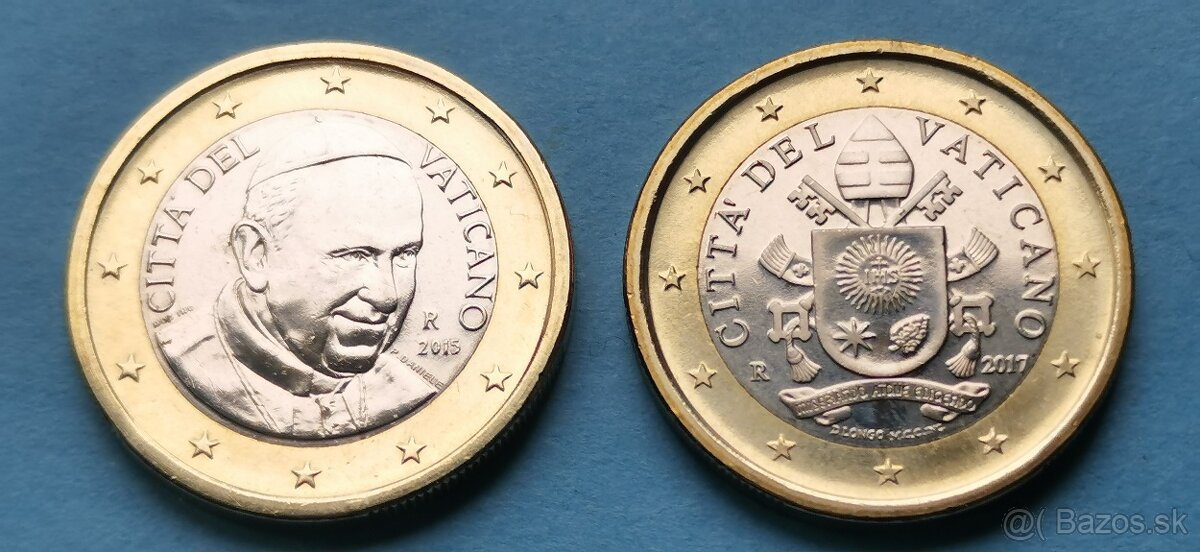 euromince San Marino a Monako Vatikan v UNC - 6