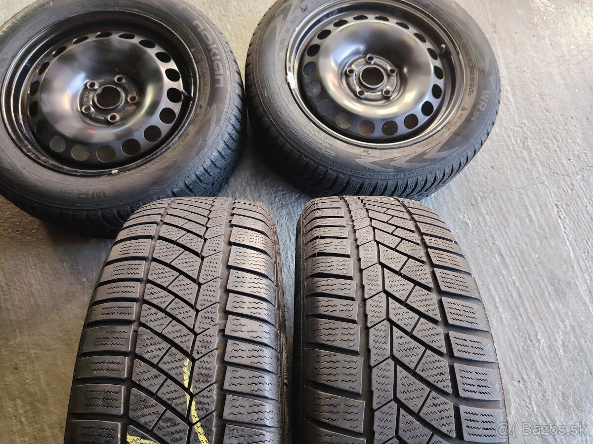 Zimná sada kolies Škoda Volkswagen R16 5x112 - 6