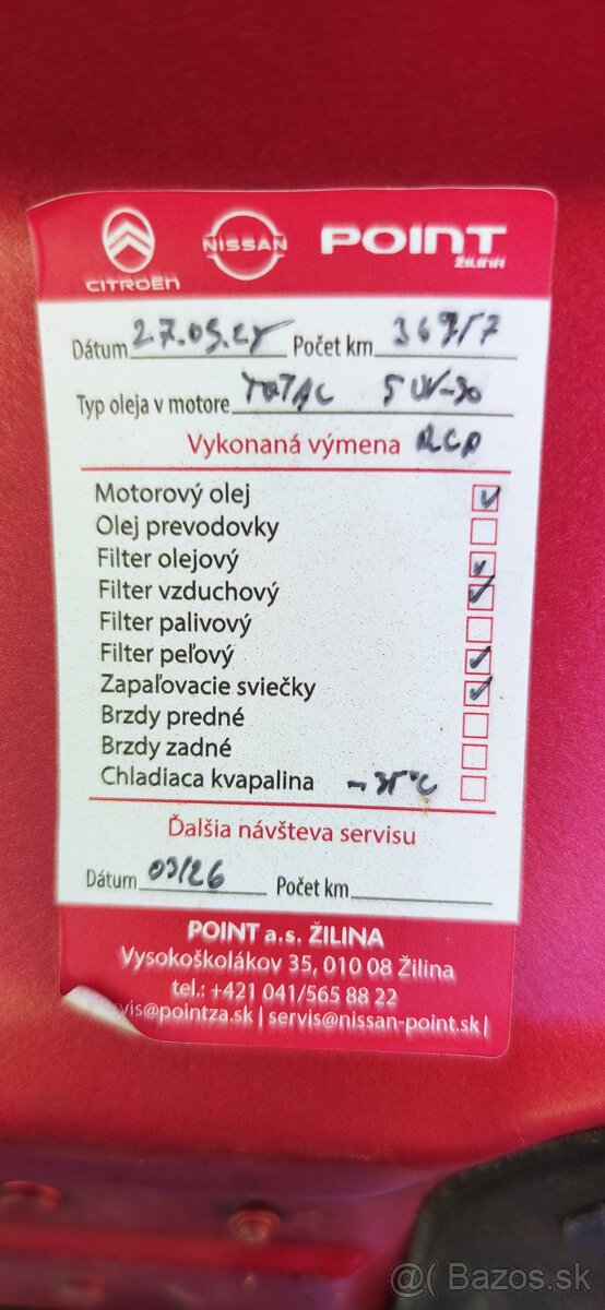 CITROEN C4 1.maj, kup. v SR, naj. 39 100km - 6