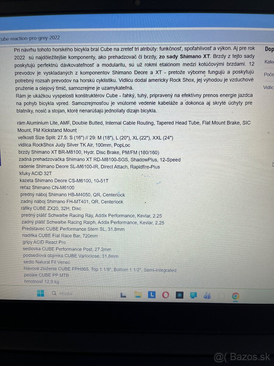 Cube reaction grey orange 2023 slx - 6