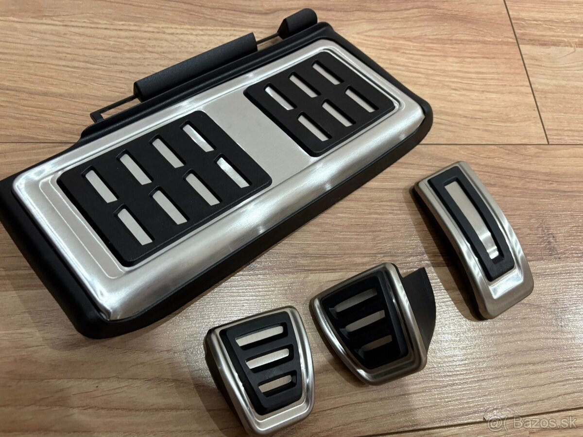 Sportove pedale naslapy na pedale z nerezu + opierka - 6